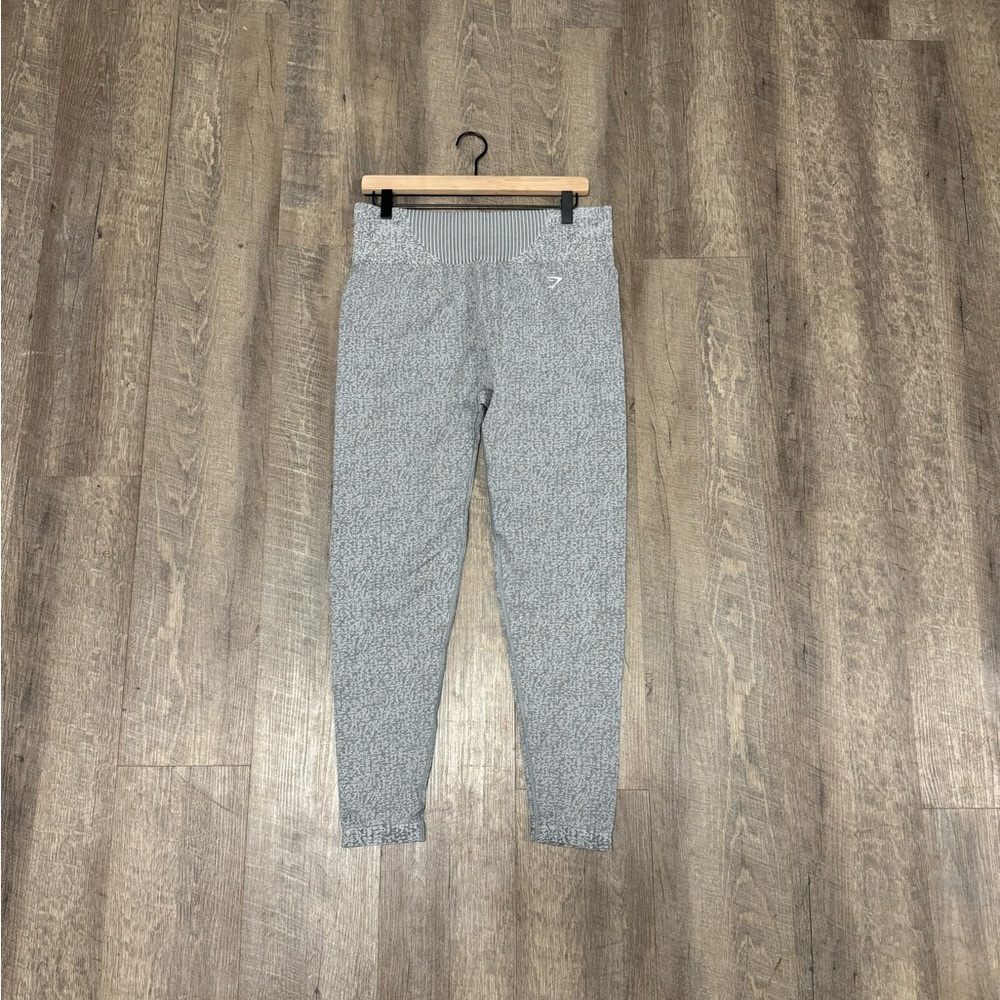 Gray gym shark Leggings